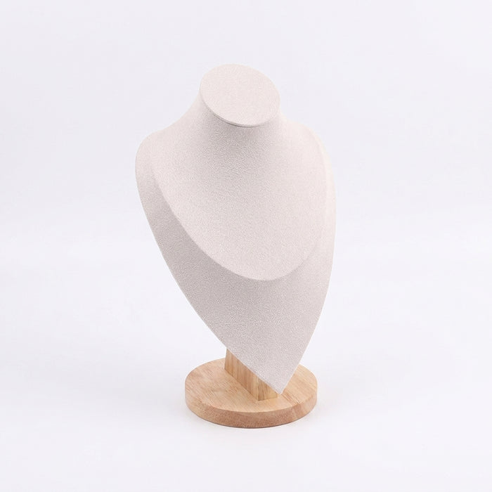 Velvet Necklace Display Bust — Pendant & Jewellery Mannequin Stand