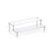 Transparent Acrylic Display Stand — 1–4 Tier Trapezoid Rack for Cupcakes, Perfume & Dolls