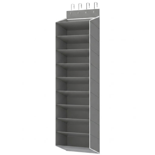 10-Tier Over-the-Door Shoe Organiser — Deep Pocket Hanging Rack (74in x 17in x 11in)
