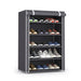 6/8/10-Layer Dustproof Shoe Cabinet Organiser — Non-woven, Space-saving