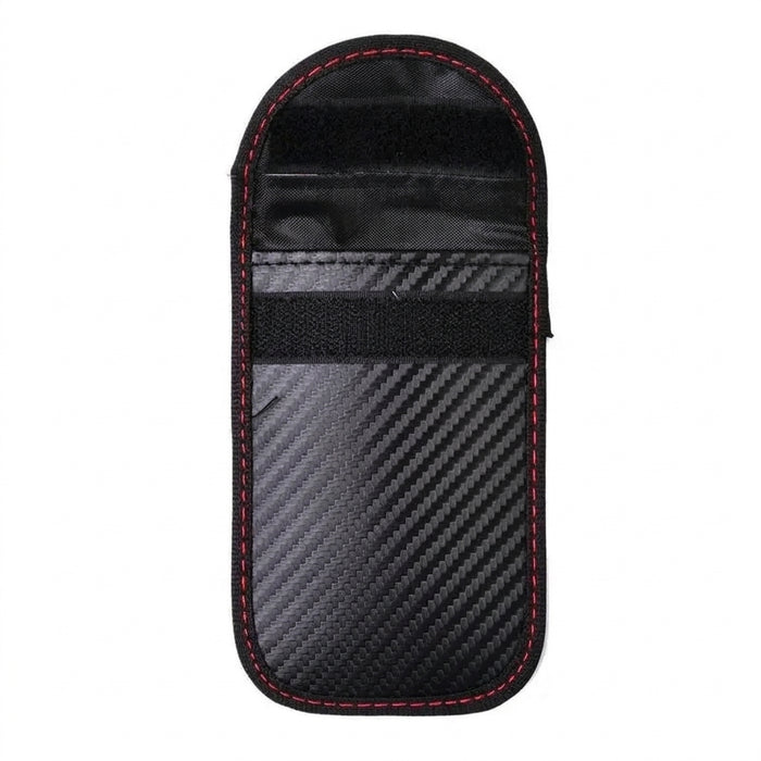 Car Key Signal Blocker Faraday Pouch – Dual-Pocket Key Fob Case