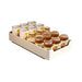 Metal Slide‑Rail Pull‑Out Cabinet Organiser with Self‑Adhesive Base