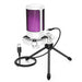 AmpliGame RGB USB Gaming Microphone A2 — Condenser with Light‑touch Mute & Tripod