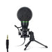 USB Condenser Microphone for PC & Laptop — Wired Streaming, Podcasting & Gaming (RGB option)