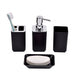 8‑Piece Bathroom Organiser Set — Soap Dispenser, Brush, Trash Can & Cup