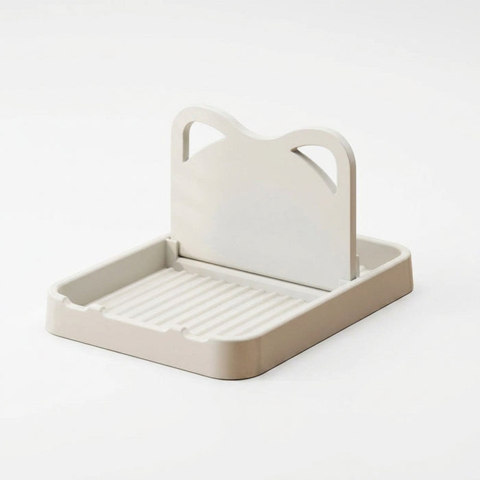 Multifunctional Lid & Spoon Holder — Plastic Stand for Pots, Spatulas & Spoons