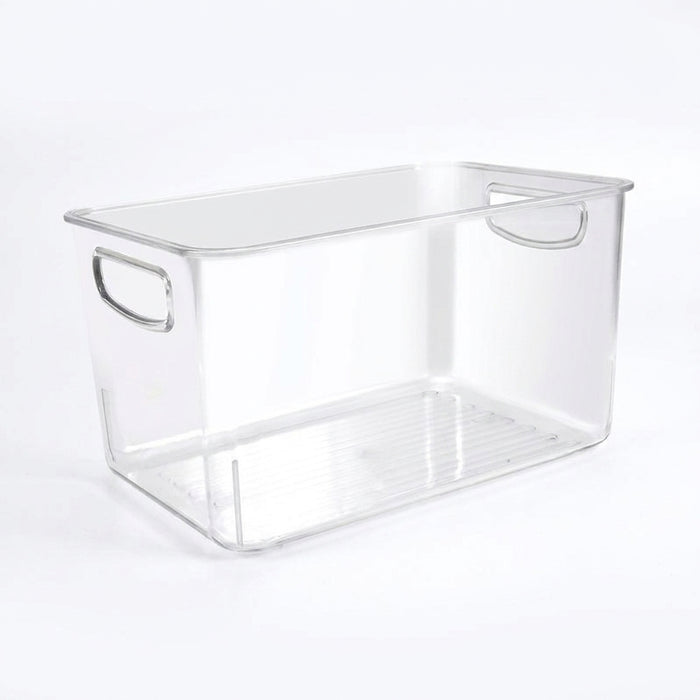 Fridge Storage Boxes – Stackable Plastic Organisers for Cans & Pantry