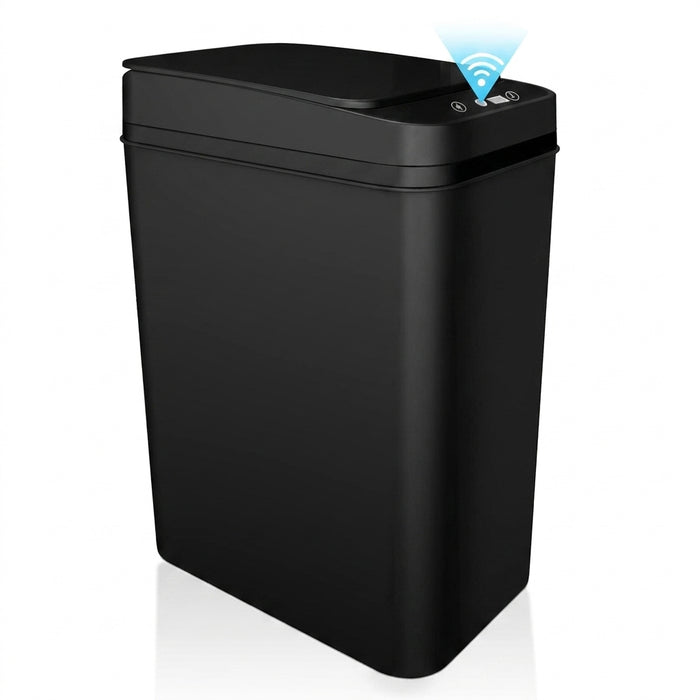 Slim Touchless Motion Sensor Bin with Lid — 12L (approx. 3.5 gal)