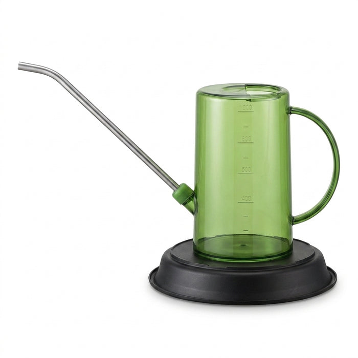 Long Nozzle Plastic Watering Can for Houseplants, Flowers & Outdoor Use
