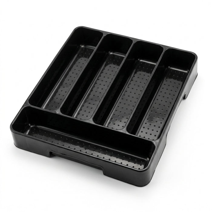 Adjustable Kitchen Drawer Organiser Tray — Moveable Dividers for Cutlery & Utensils