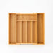 Adjustable Wooden Cutlery Tray Drawer Organiser — Expandable Divider