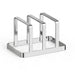 Stainless Steel Cutting Board & Pot Lid Organiser — Space-Saving Countertop Rack