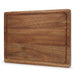 Beech & Walnut Wooden Cutting Board — Rectangle Chopping Block for Cheese & Meat